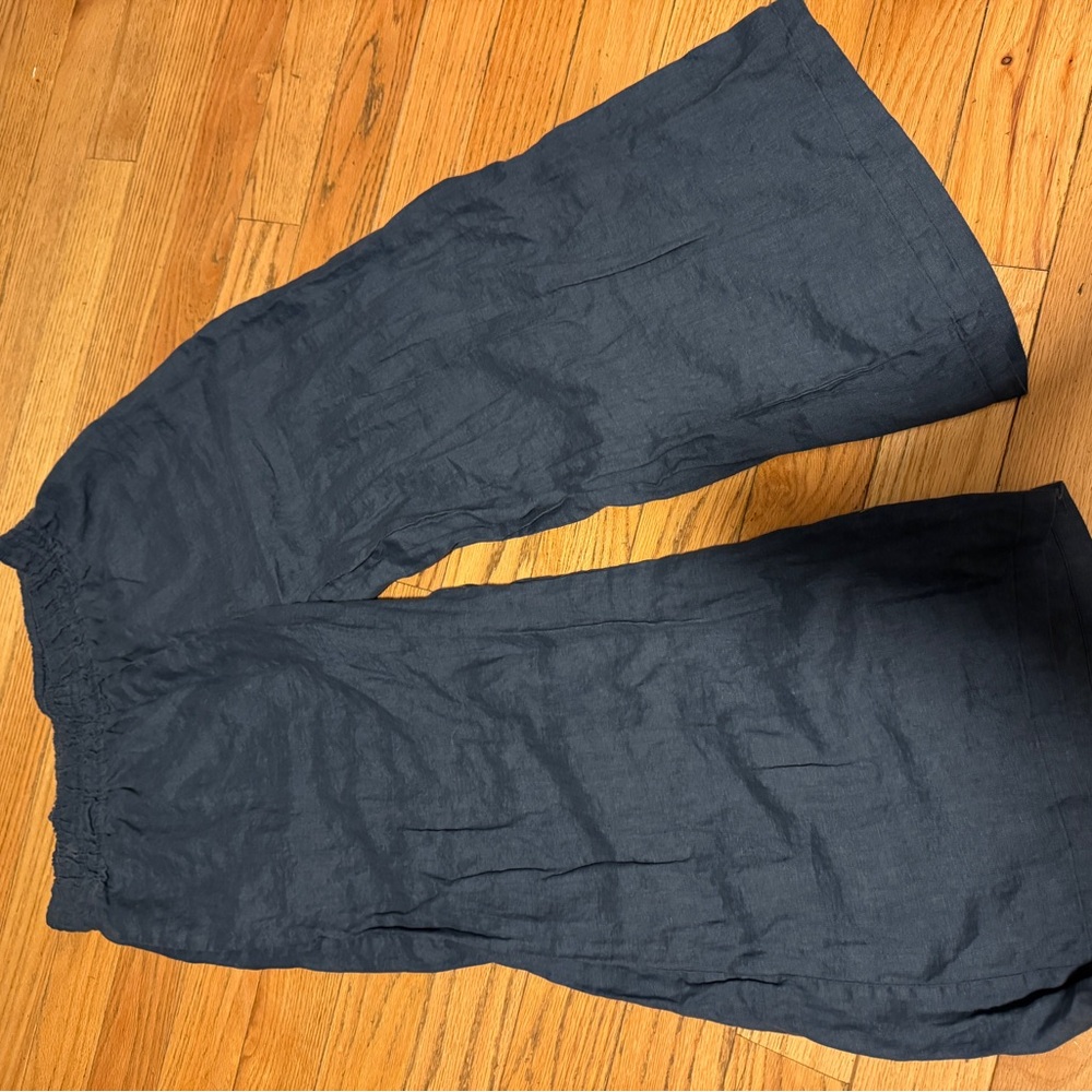 The Somerset linen pant by Anthropologie new